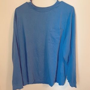 Blue pocket long sleeve